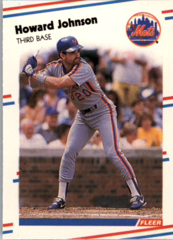 1988 Fleer Mini Baseball Cards 095      Howard Johnson